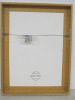 Framed, Glazed & Mounted Artwork Signed by Artist Alparbo of Black & White Hill with Holes. Overall Size 41 x 31cm. - 5