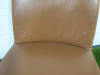 Antonio Citterio 'Maxalto Febo' B&B Italia Tan Leather Chair. - 2