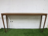 Ceccitticollezioni Walnut Contemporary Design Consule Table. Size H85 x W180 x D45cm.