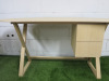 Maxalto Sidus Writing Desk with 2 Draws. Size H72 x W144 x D64cm. - 4