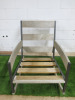 Roda Nap Rocking Armchair. Size H87 x 92 x 65cm. NOTE: no cushions. - 2