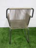 Roda Harp 368 Sled Base Garden Easy Chair with Armrests. - 5
