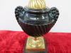 Laquered Brass Urn on Plynth. H39cm. - 3