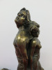 Paor Spanish Made Bronze Ornament of Man & Women & Rock. H43cm. - 4