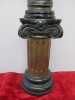 Bronze Statue of Barefoot Lady Carrying Fruit Baskets of Grapes on Bronze Plynth. H133cm. - 5