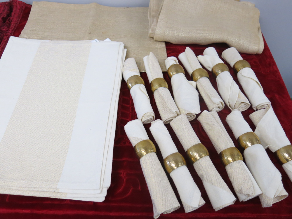 Set of John Lewis Table Dressing to Include Set of 12 x Napkins with