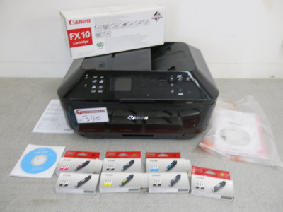 Canon Pixma MX925 All in One Printer with Manual & Cartridges (As Viewed).