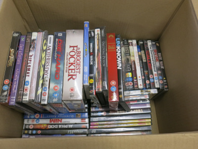 Box of Approx 60 x Assorted DVD's.