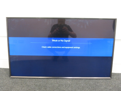 Samsung 48” TV. Model UE48JU700T. NOTE: requires remote.