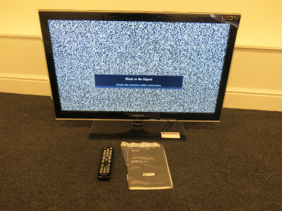 Samung 37” LED TV. Model UE37C5100QW. Comes with Remote & Handbook.