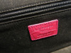 L.K.Bennett London Pink Calk Skin Clutch Bag with Optional Carry Strap & Dust Cover. - 6