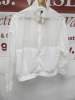Alala White Zip Up Lightweight Ladies Jacket in White. Size M.