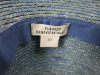 3 x Assorted Ladies Hat to Include: Straw Hat with Tortoise Shell Style Strap, Blue Weave Hat with Face & Wool Hat. - 4