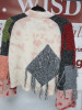 Zoe Jordan Cashmere & Wool Jumper in Patchwork Colour. Size M/L. - 4