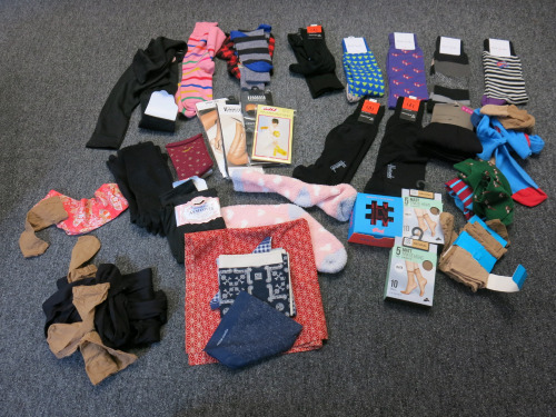 Assortment of Handkerchiefs, Socks, Tights Etc (As Viewed).