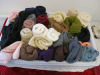 Wicker Basket Containing 28 x Assorted Brand, Style & Colour of Ladies Scarfs. - 2