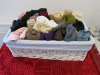 Wicker Basket Containing 28 x Assorted Brand, Style & Colour of Ladies Scarfs. - 3