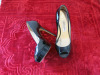 Pair of Jimmy Choo Black Pattern High Heel Shoes, Size 38. Lightly Worn. - 3