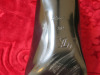Pair of Louis Vuitton Black ladies High Heels with Gold V Motif. Size 38 1/2. Lightly Worn. - 4