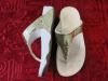 Pair of Fitflop Ladies Flipflop Shoes in Gold, Size UK 5. Lightly Worn. - 3