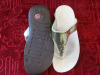 Pair of Fitflop Ladies Flipflop Shoes in Gold, Size UK 5. Lightly Worn. - 4