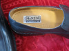 Pair of Manz Black Slip On Shoes. Size 13 1/2. Appear New/Unworn. - 2