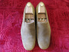 Pair of Kiton Napoli Suede Men's Slip On Shoes, Size 13. Appear New/Unworn. Comes with Kiton Shoe Stretchers.