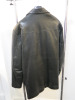 Real Leather Gentleman's Black Leather Jacket, Size XL. - 4