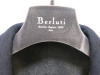 Berlutti "Double" Hand Made Cashmere with Lambs Leather Detail Gentlemans Coat. Size 56. - 2