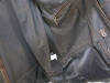 Ralph Lauren Charcoal Wool Jacket with Brown Suede Detail, Size XXL. - 5