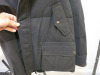 Ralph Lauren Charcoal Wool Jacket with Brown Suede Detail, Size XXL. - 6