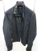 Billionaire Couture Gentleman's Cotton Jacket with Leather Detail. Size 56.