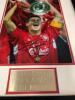 Signed Steven Gerrard Framed & Mounted Photograph. Liverpool Winning the Champions League 2005 in Istanbul. Original Autographed, A.F.T.A.L Registered with Certificate of Authenticity. - 2