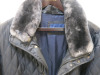 Paul & Shark Quilted Blue Jacket with Imitation Fur Collar. - 2