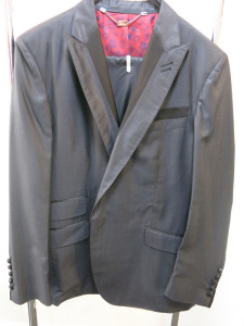 Billionaire Evening Wear, 2 Piece Dress Suit with Red Lining (Size 56).