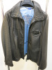 Angelo Gallason Snakeskin Men's Jacket with Embroidered Blue Silk Lining.