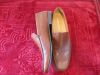 Pair of Renzo Favero Men's Brown Leather Slip On Shoes, Size 13. Lightly Worn. - 3