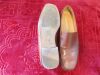 Pair of Renzo Favero Men's Brown Leather Slip On Shoes, Size 13. Lightly Worn. - 4