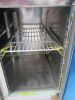 Polar Stainless Steel Triple Door Counter Fridge, Model G597, S/N 20102854. Size H85 x W180 x D70cm. NOTE: condition of doors (As Viewed). - 6