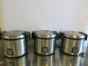 3 x Maestrowave Electronic Rice Cooker/Warmer, Model MRCSL: Note 1 missing bowl.