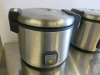 3 x Maestrowave Electronic Rice Cooker/Warmer, Model MRCSL: Note 1 missing bowl. - 2