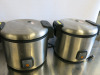 3 x Maestrowave Electronic Rice Cooker/Warmer, Model MRCSL: Note 1 missing bowl. - 3