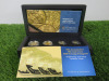 Hattons of London - 2021 Decimalisation 50th Anniversary Gold Sovereign Prestige Set with 4 x 22 Carat Gold Coins to Include: One-Eight Sovereign, Quarter Sovereign, Half Sovereign & Sovereign. Comes in Presentation Box with Certificate of Authenticity.