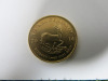 2014 - South African Quarter, Krugerrand Uncirculated Coin, 1/4oz Fine Gold in Pouch. - 2