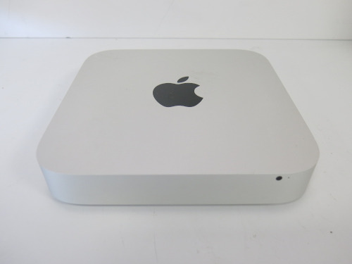 Apple MacMini, Model A1347, Running macOS Monterey, 1.4Ghz i5, 4GB Memory, 500GB HDD, Intel HD5000 1336MB Graphics.