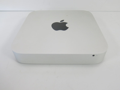 Apple MacMini, Model A1347, Running macOS Monterey, 2.8 Ghz i5, 8GB Memory, 1TB HDD, Intel Iris Graphics.