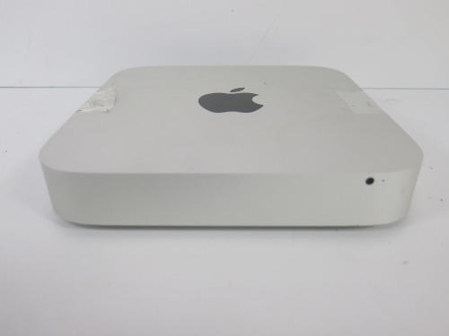 Apple MacMini, Model A1347, Running macOS Mojave 10.14, 2.3 Ghz i7, 8GB Memory, 250GB SSD, Intel HD Graphics 4000. NOTE: back requires screws.