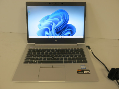 HP 13" EliteBook, Model 830 G6 Running Windows 11 Pro, Intel Core i5-85655U @1.80Ghz, 16.00GB RAM, 476GB HDD. Comes with Power Supply.