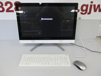 Lenovo All In One PC, Model C40-30, Intel i3, 8GB RAM, 1TB HDD. Comes with Power Supply. NOTE: Only Boots to Bios.