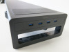 Vaydeer Dual Monitor Stand Riser, Model ZG603 with 4 USB Ports & Power Supply. Length 99cm. - 2